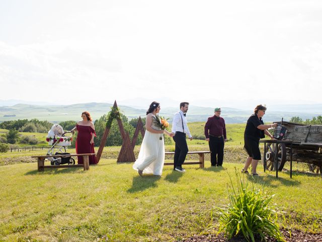 Paul and Skye&apos;s wedding in Longview, Alberta 71