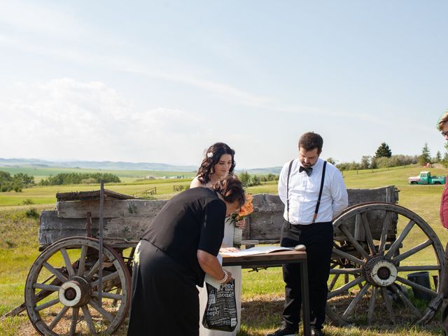 Paul and Skye&apos;s wedding in Longview, Alberta 72