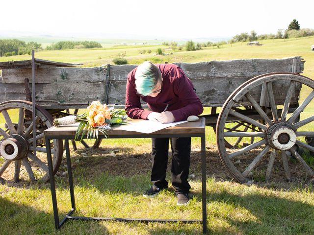 Paul and Skye&apos;s wedding in Longview, Alberta 95