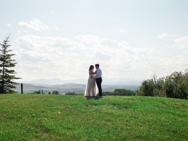 Paul and Skye&apos;s wedding in Longview, Alberta 127