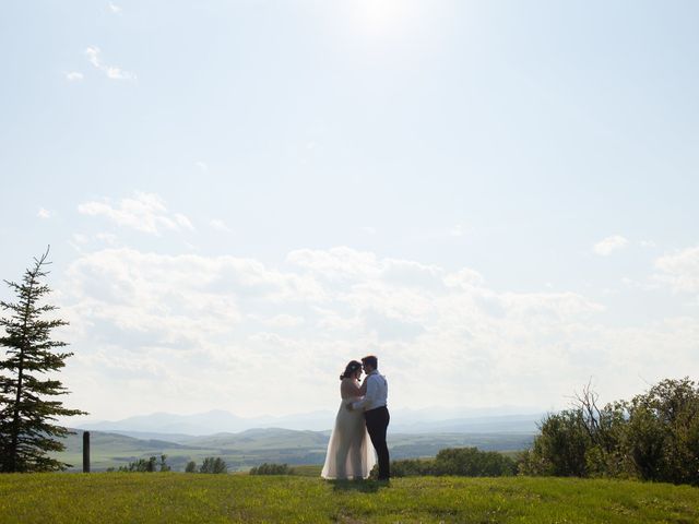 Paul and Skye&apos;s wedding in Longview, Alberta 128