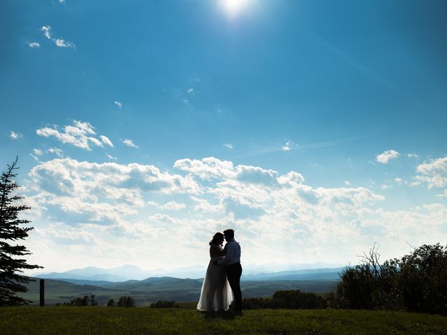 Paul and Skye&apos;s wedding in Longview, Alberta 1