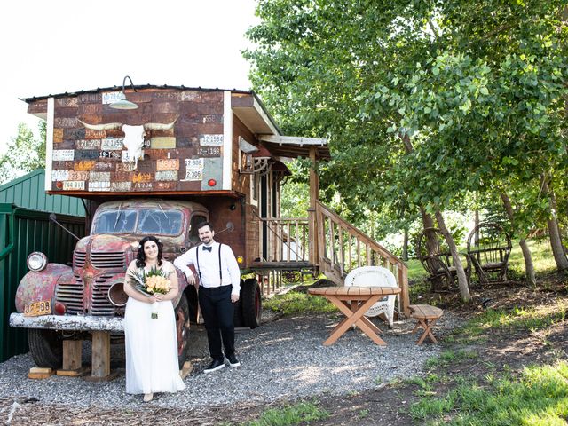 Paul and Skye&apos;s wedding in Longview, Alberta 136