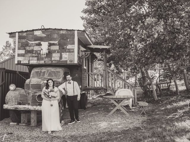 Paul and Skye&apos;s wedding in Longview, Alberta 137