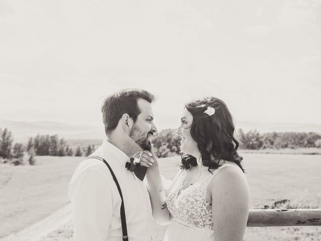 Paul and Skye&apos;s wedding in Longview, Alberta 194