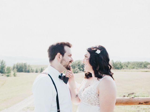 Paul and Skye&apos;s wedding in Longview, Alberta 196