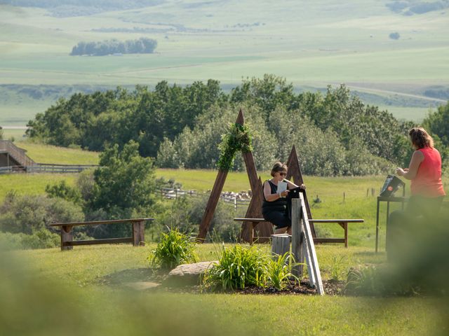 Paul and Skye&apos;s wedding in Longview, Alberta 230