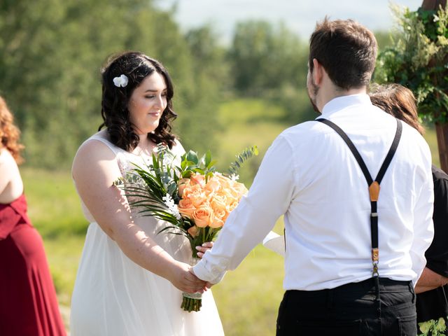 Paul and Skye&apos;s wedding in Longview, Alberta 241