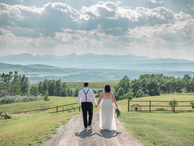 Paul and Skye&apos;s wedding in Longview, Alberta 277