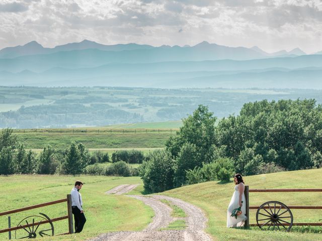 Paul and Skye&apos;s wedding in Longview, Alberta 280