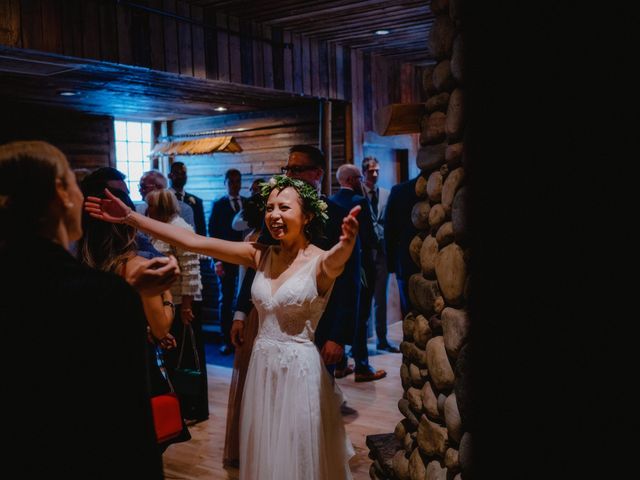Lee and Korina&apos;s wedding in Canmore, Alberta 52