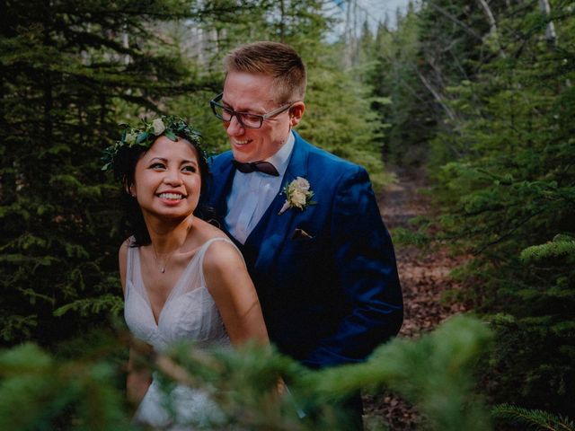 Lee and Korina&apos;s wedding in Canmore, Alberta 57