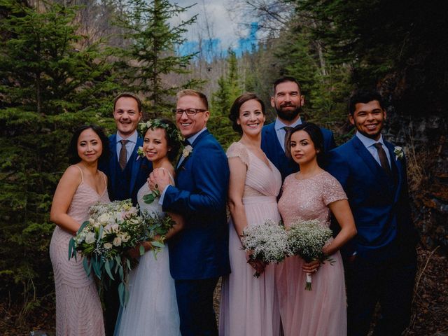 Lee and Korina&apos;s wedding in Canmore, Alberta 59