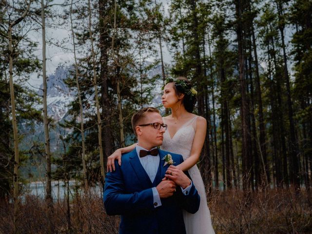 Lee and Korina&apos;s wedding in Canmore, Alberta 62