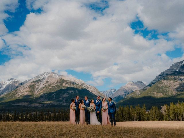 Lee and Korina&apos;s wedding in Canmore, Alberta 65