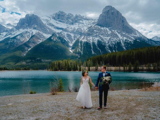 Lee and Korina&apos;s wedding in Canmore, Alberta 73