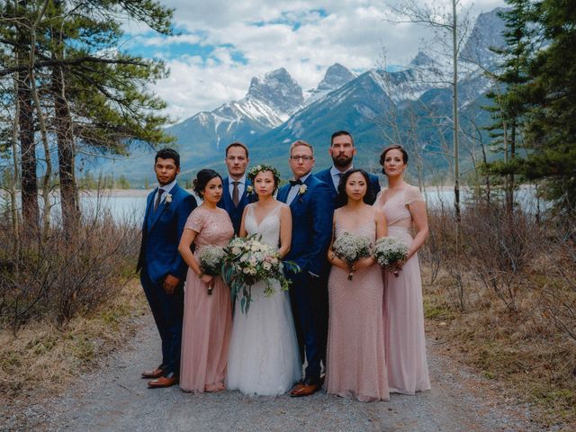 Lee and Korina&apos;s wedding in Canmore, Alberta 75