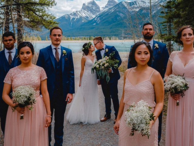 Lee and Korina&apos;s wedding in Canmore, Alberta 77