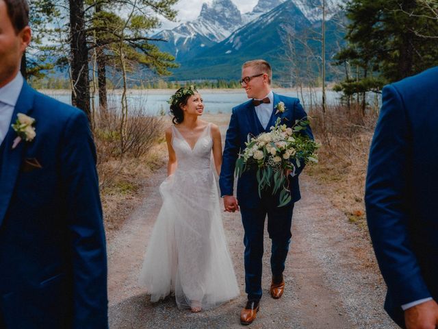 Lee and Korina&apos;s wedding in Canmore, Alberta 78