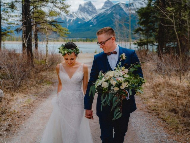 Lee and Korina&apos;s wedding in Canmore, Alberta 79