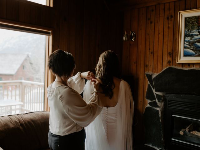 Donivan and Brittany&apos;s wedding in Banff, Alberta 12