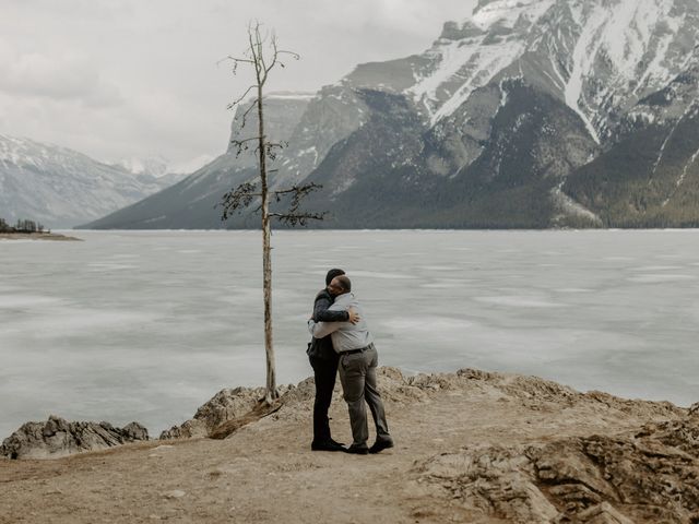 Donivan and Brittany&apos;s wedding in Banff, Alberta 23