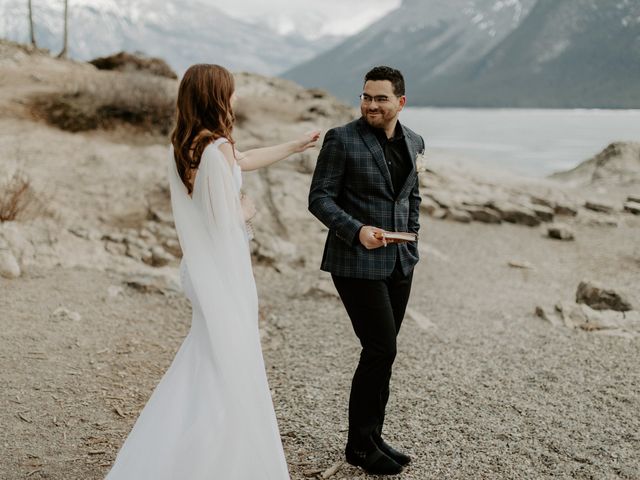 Donivan and Brittany&apos;s wedding in Banff, Alberta 25