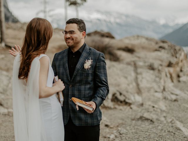 Donivan and Brittany&apos;s wedding in Banff, Alberta 26