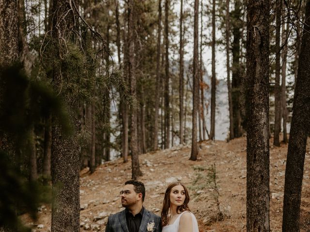 Donivan and Brittany&apos;s wedding in Banff, Alberta 35