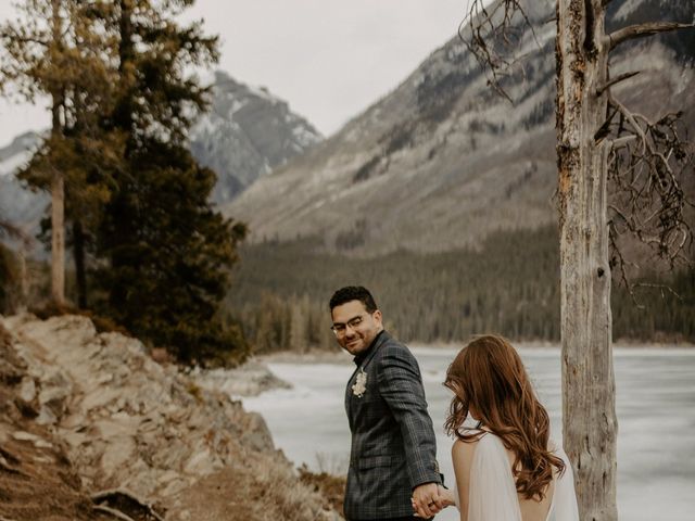 Donivan and Brittany&apos;s wedding in Banff, Alberta 41