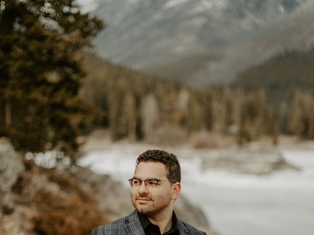 Donivan and Brittany&apos;s wedding in Banff, Alberta 43