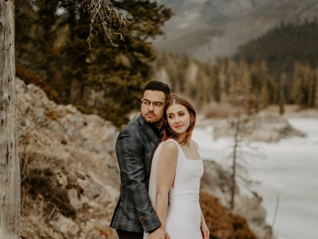 Donivan and Brittany&apos;s wedding in Banff, Alberta 44