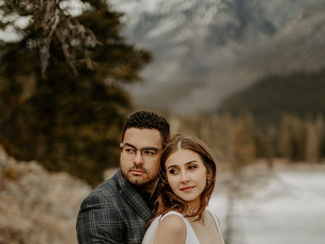 Donivan and Brittany&apos;s wedding in Banff, Alberta 45