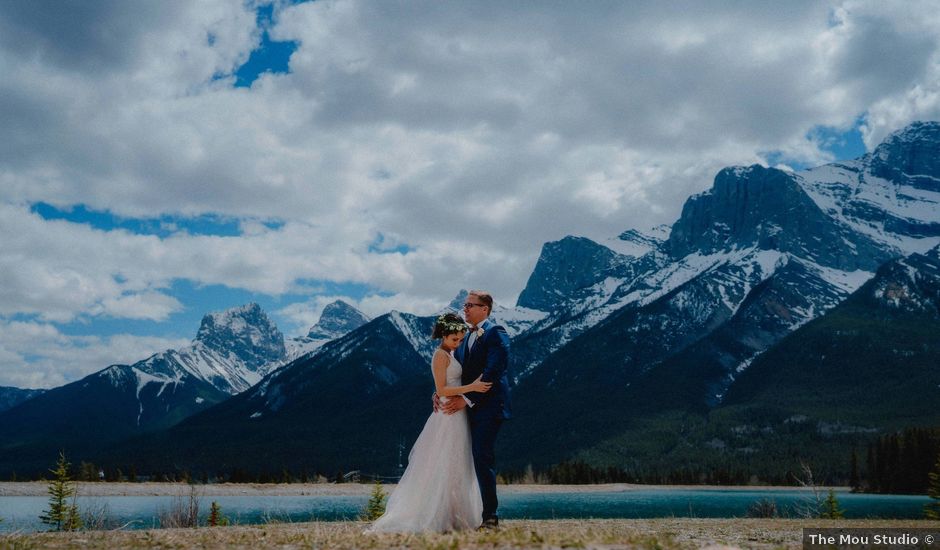 Lee and Korina's wedding in Canmore, Alberta