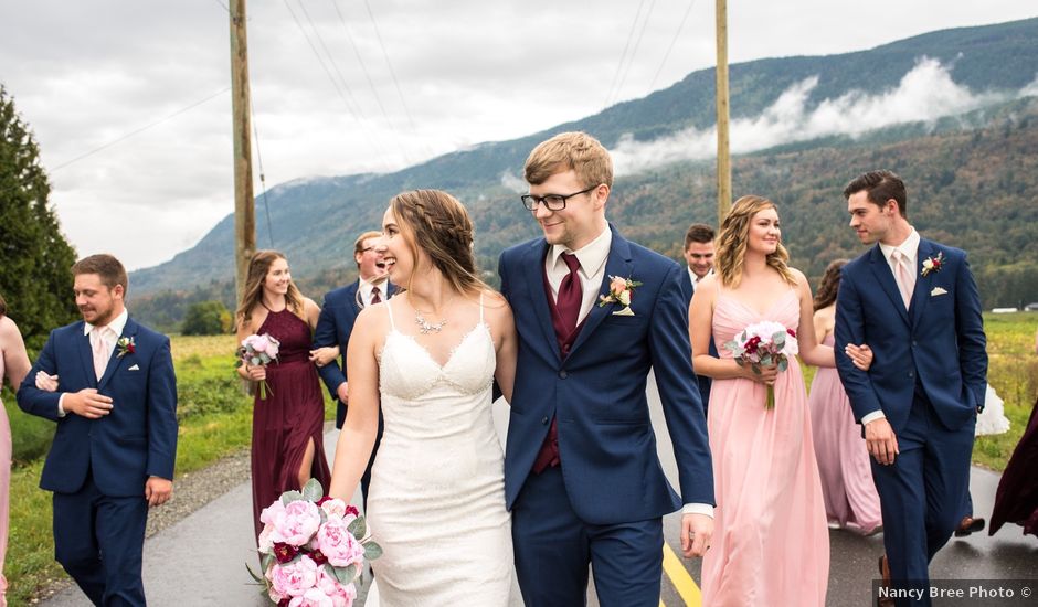 Kayla and Zac's wedding in Abbotsford, British Columbia