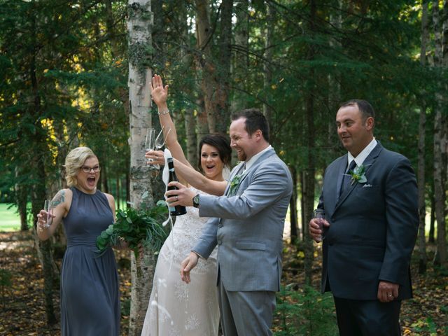 Steve and Kelsey&apos;s wedding in Waskesiu Lake, Saskatchewan 13
