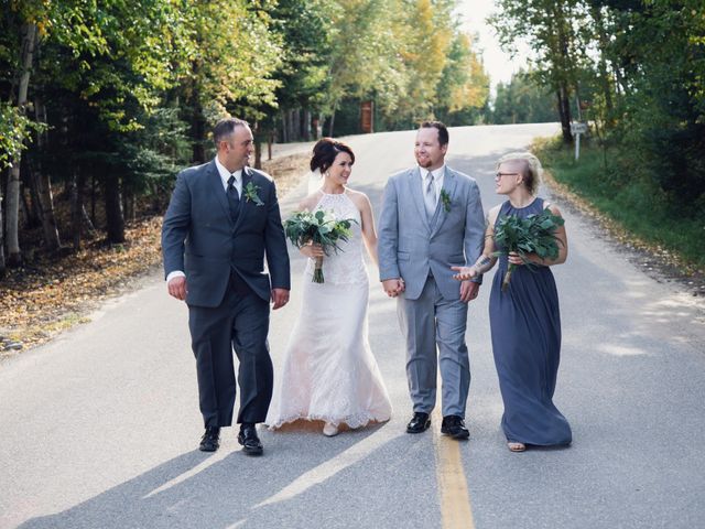Steve and Kelsey&apos;s wedding in Waskesiu Lake, Saskatchewan 24