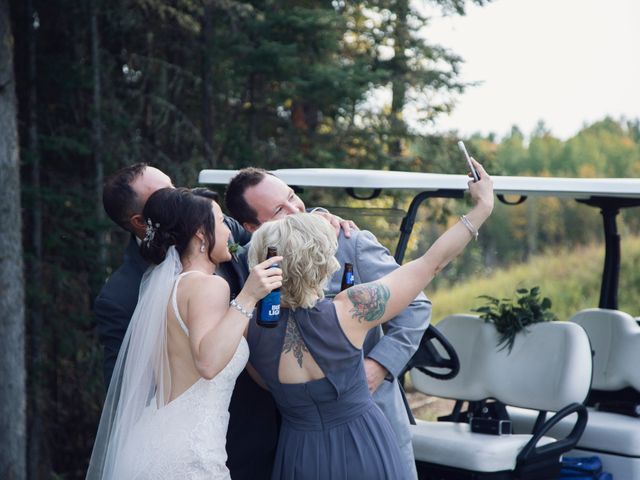 Steve and Kelsey&apos;s wedding in Waskesiu Lake, Saskatchewan 26