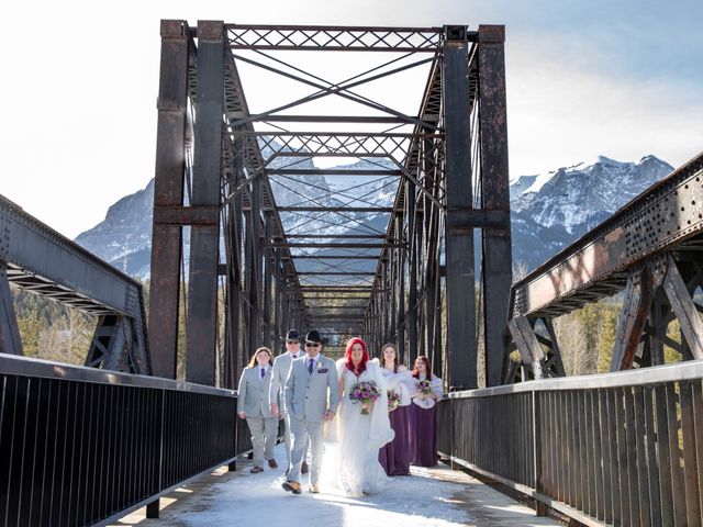 Ryan and Lindsay&apos;s wedding in Canmore, Alberta 3