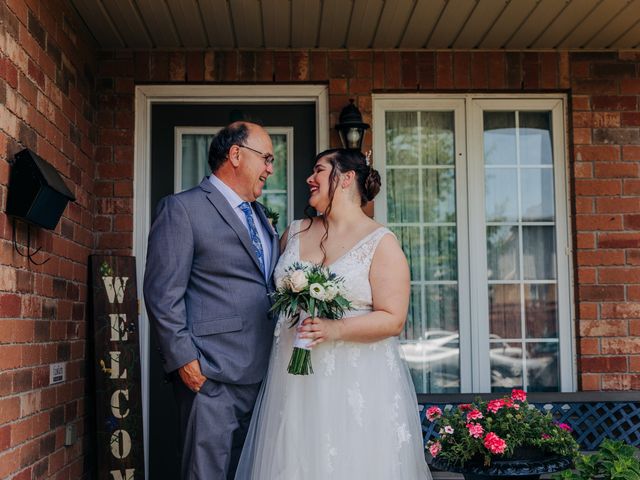 Taylor and Katie&apos;s wedding in Alma, Ontario 22