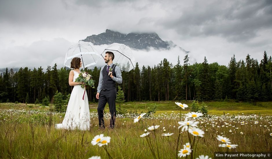 Adam and Kaleigh's wedding in Banff, Alberta