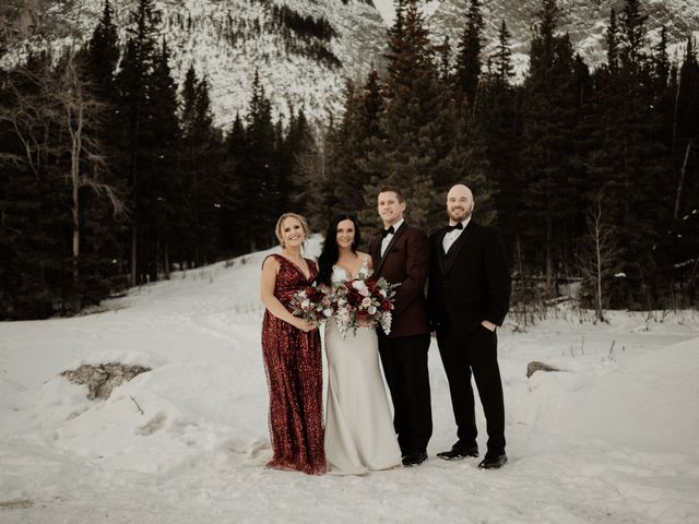 Kody Martin and Brittany Martin's wedding in Banff, Alberta 2