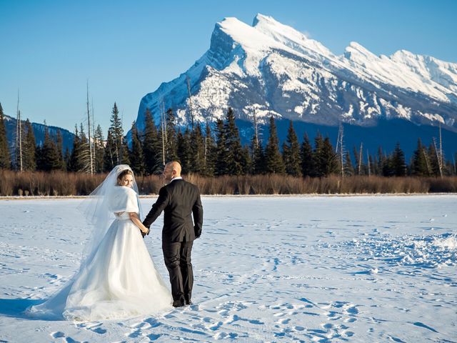 Ari and Jennifer&apos;s wedding in Banff, Alberta 13