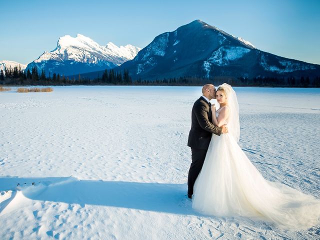 Ari and Jennifer&apos;s wedding in Banff, Alberta 17