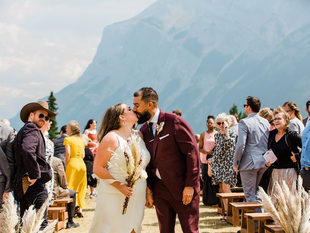 Andrew and Lindsey&apos;s wedding in Canmore, Alberta 1