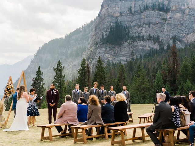 Andrew and Lindsey&apos;s wedding in Canmore, Alberta 13