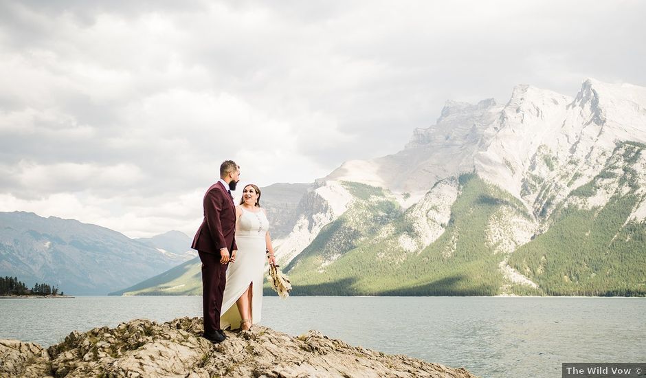 Andrew and Lindsey's wedding in Canmore, Alberta