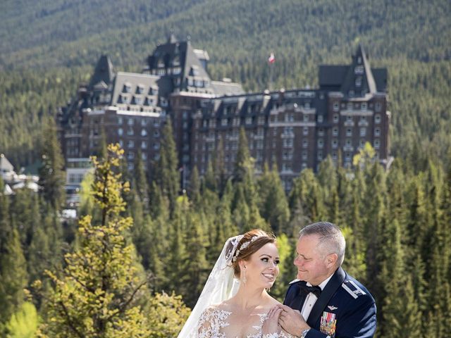 Wayne and Amber&apos;s wedding in Banff, Alberta 26