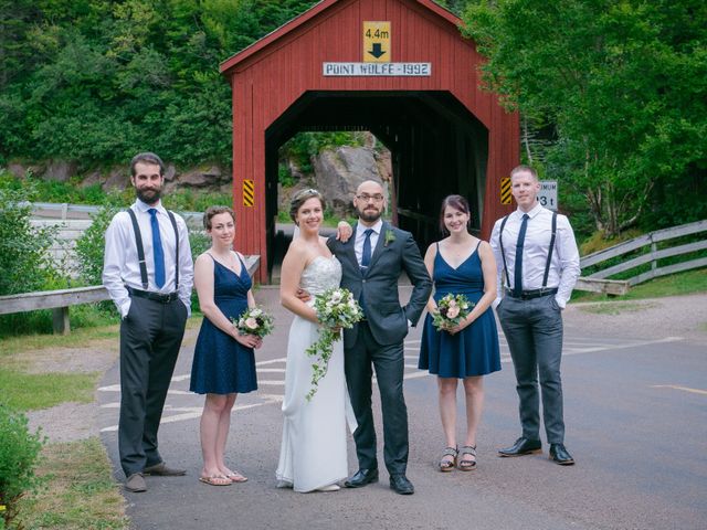 Tim and Jennifer's wedding in Fundy National Park, New Brunswick 16