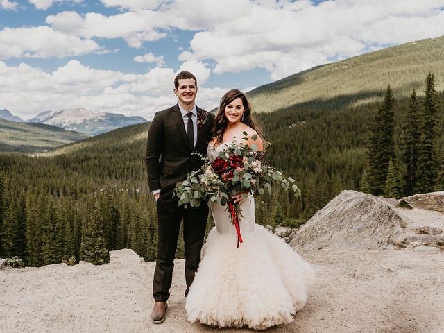 Jordan and Melissa&apos;s wedding in Banff, Alberta 1